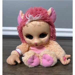 Jakks Pacific Baby Animals Pink Tan Hedgehog Stuffed Plush Soft Toy